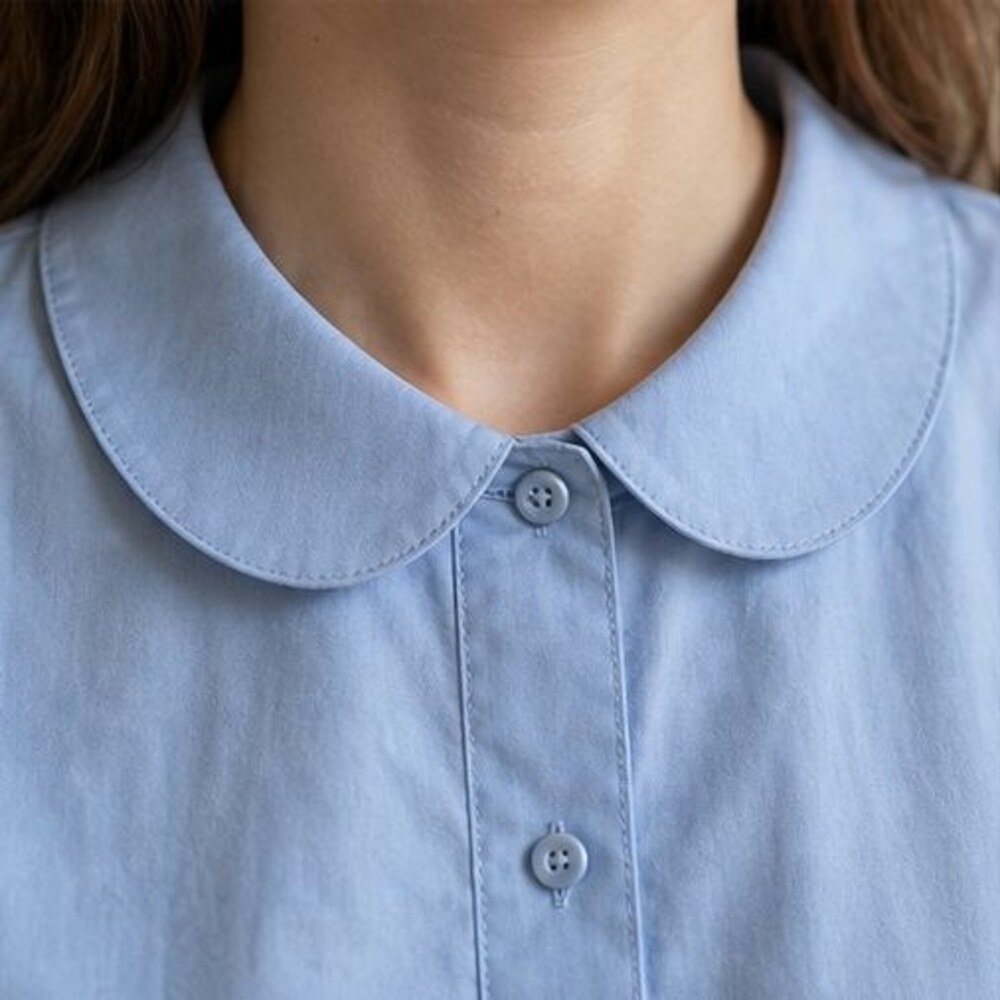 Sand Button Blouse - Picture 4 of 6